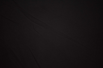 Костюмная черная ткань с хлопком W-130636