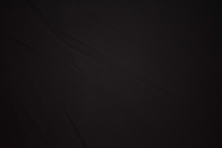 Костюмная черная ткань с хлопком W-130636
