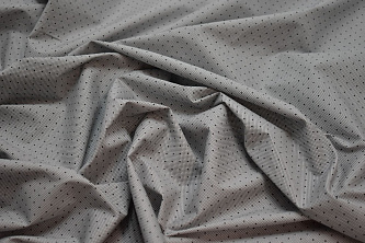 Рубашечная серая черная ткань геометрия W-132962