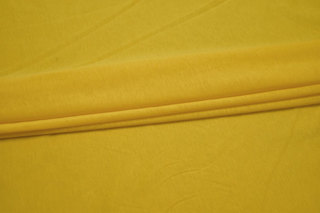 Трикотаж желтый W-123895