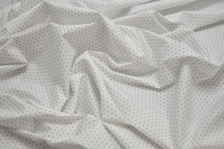 Рубашечная молочная ткань геометрия W-132610