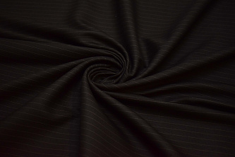 Костюмная тёмно-коричневая ткань W-132514