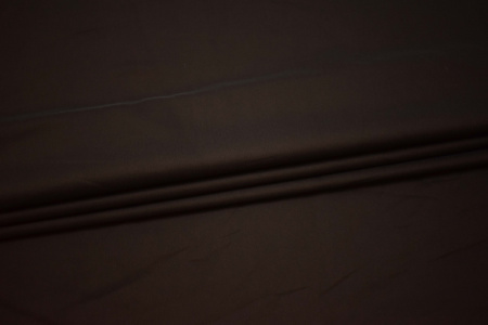 Костюмная тёмно-коричневая ткань W-132626