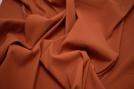 Костюмная оранжевая ткань W-130104