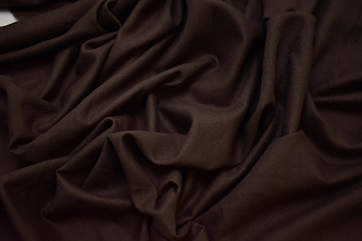 Костюмная коричневая ткань W-127280