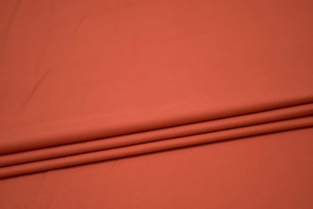 Костюмная оранжевая ткань W-130798