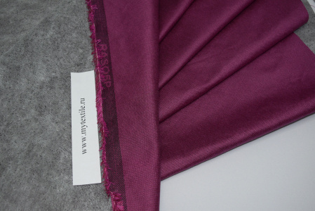 Матрасная ткань бордово-фиолетовая W-134109