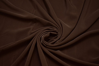 Плательная коричневая ткань W-128942