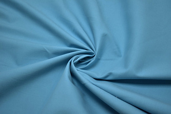 Костюмная голубая ткань W-129231