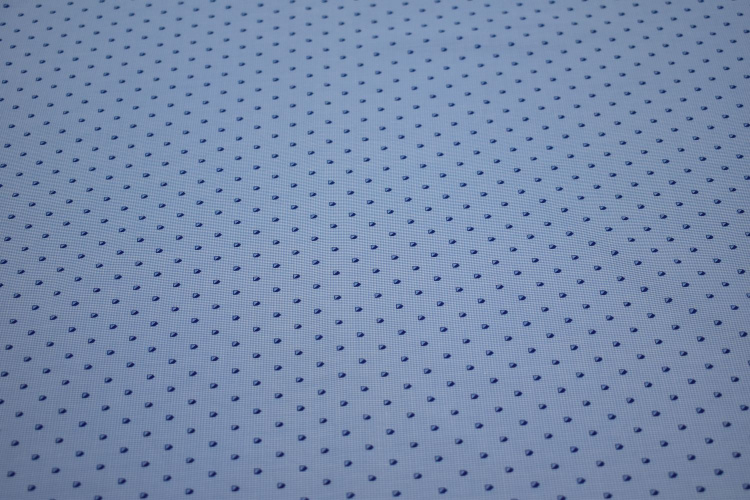 Рубашечная синяя ткань геометрический узор W-132490