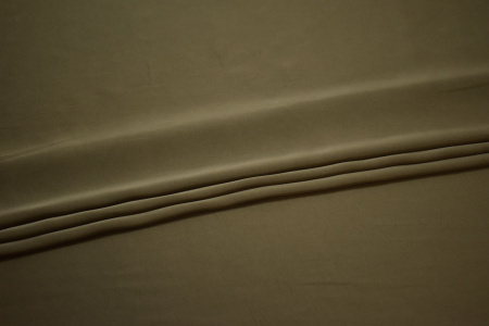Плательная ткань цвета хаки W-128877