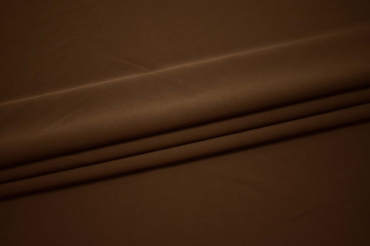 Костюмная коричневая ткань W-131344