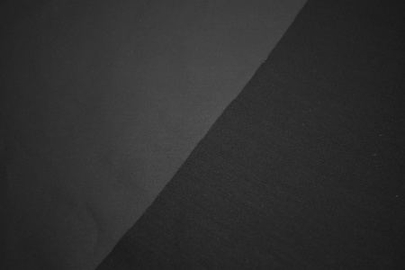 Плащевая черная ткань W-131864
