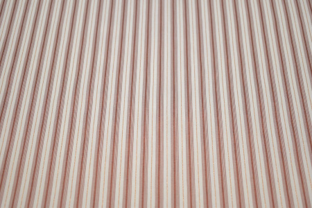 Рубашечная белая коричневая ткань полоска W-133061