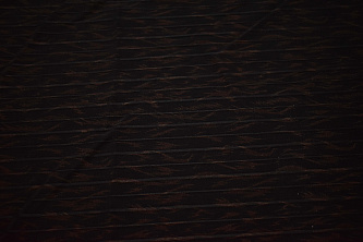 Костюмная черная ткань полоска W-132272