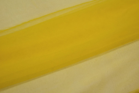 Сетка мягкая желтого цвета W-124553