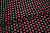 Шёлк черный бордовый белый круги W-126554