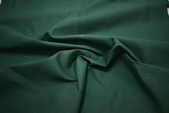 Костюмная зеленая ткань W-125978
