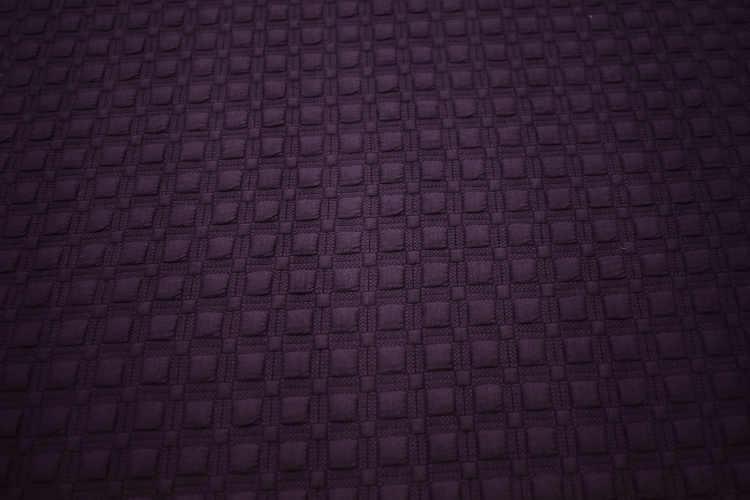 Трикотаж фактурный фиолетовый W-131903