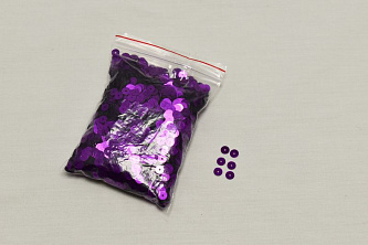 Пайетки фиолетового цвета 0,5 см W-133827
