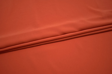 Плательная оранжевая ткань W-128552