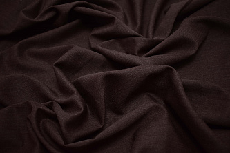 Костюмная коричневая ткань W-131084