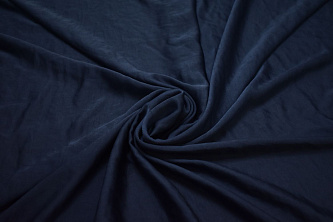 Плательная синяя ткань W-126810
