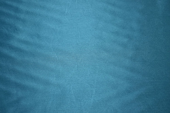 Креп-сатин бирюзово-голубой W-129039
