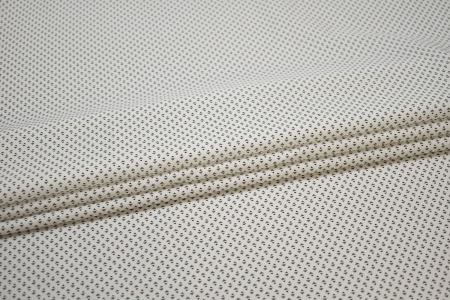 Рубашечная серая белая ткань геометрия W-131582