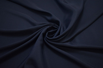 Плательная синяя ткань W-126751