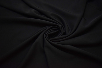 Костюмная черная ткань W-126872