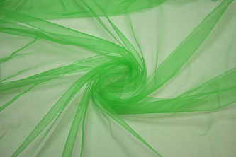 Сетка мягкая зеленого цвета W-124854