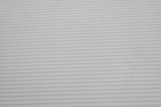 Трикотаж белый фактурный полоска W-130687