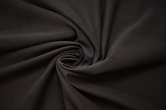 Костюмная тёмно-коричневая ткань W-132515