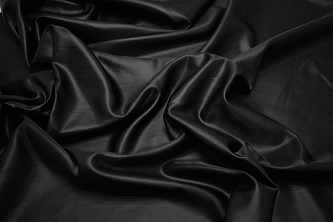 Плательная черная ткань W-127189