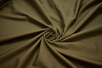 Рубашечная оливковая ткань W-127211