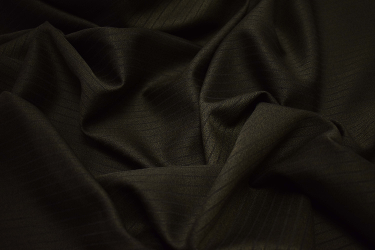 Костюмная темно-коричневая ткань W-132517