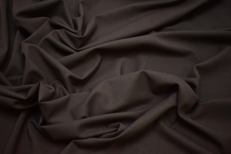 Костюмная серо-коричневая ткань W-132910