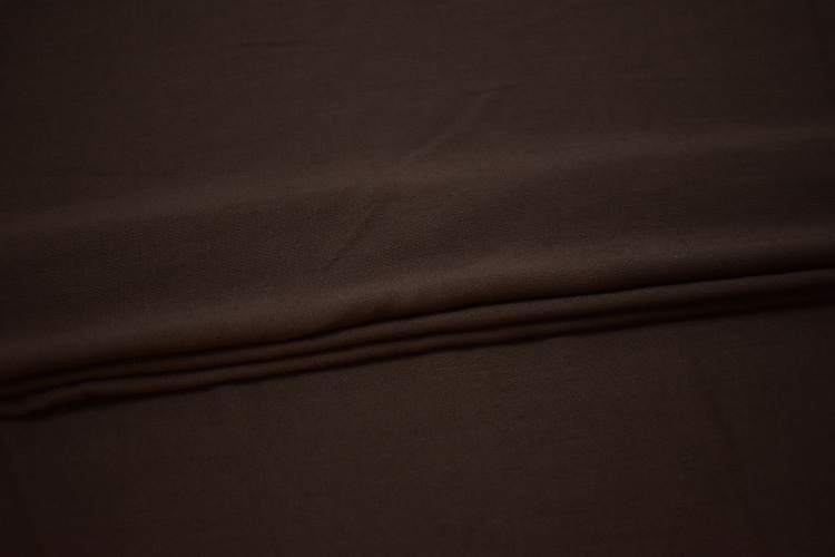 Плательная коричневая ткань W-131010