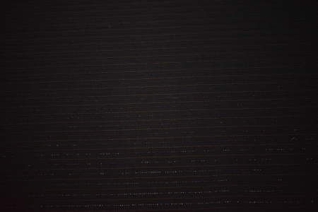Костюмная черная ткань полоска W-132273