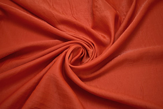 Плательная оранжевая ткань W-128558
