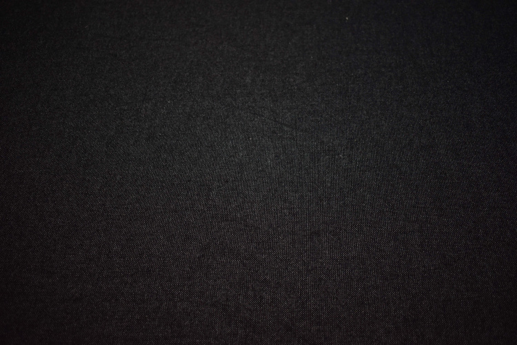 Костюмная черная ткань W-129725