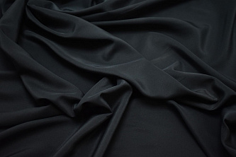 Плательная темно-синяя ткань W-129414
