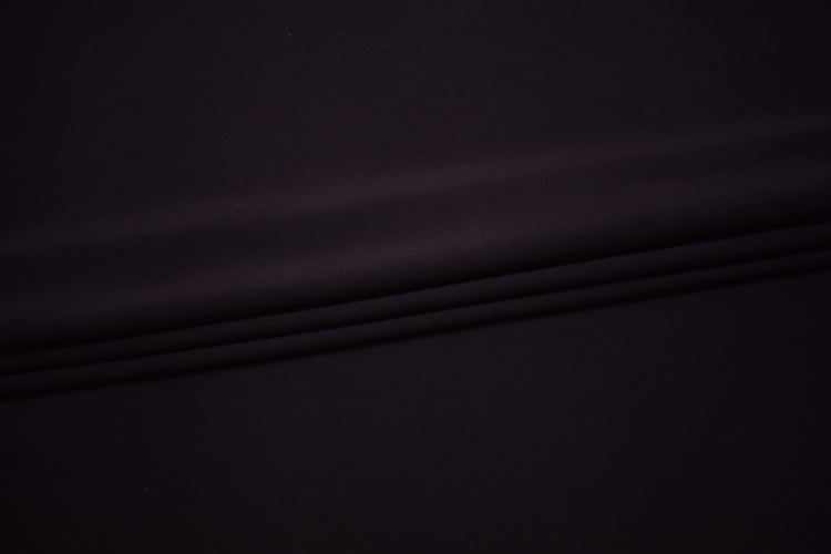 Костюмная тёмно-фиолетовая ткань W-132158