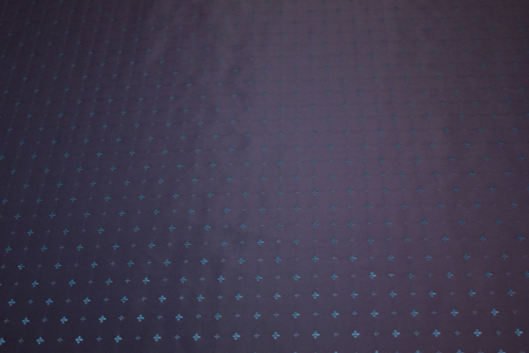 Подкладочная-жаккард синяя фиолетовая ткань узор W-133233