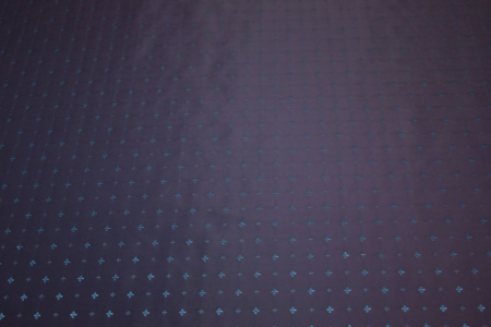 Подкладочная-жаккард синяя фиолетовая ткань узор W-133233