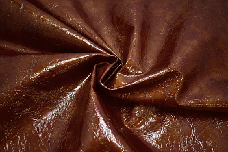 Кожзаменитель обивочный коричневый W-127885