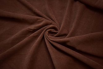 Костюмная коричневая ткань W-127277