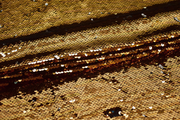 Сетка с золотыми пайетками W-128413