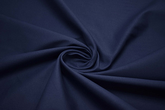 Костюмная синяя ткань W-128395